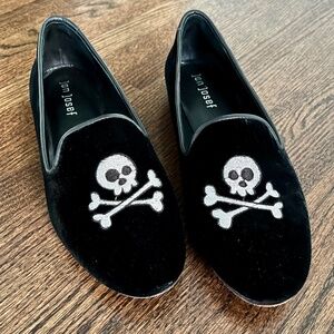 Women’s Black Velvet loafers